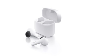 Casti audio Denon AH-C630W, Bluetooth, 18 ore autonomie, alba