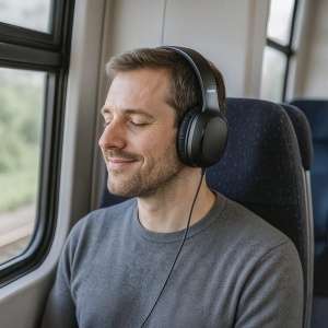 Casti audio Hama Fun C, cu cablu, USB-C, microfon, ajustabile, negre - Img 2