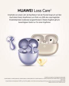 Casti audio HUAWEI FreeBuds 6 cu Dual-Treiber, 36 ore autonomie, Lila - Img 2