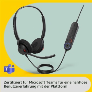 Casti audio Jabra Engage 40, cablu USB-A, stereo, cu microfoane anti-zgomot, negru - Img 7