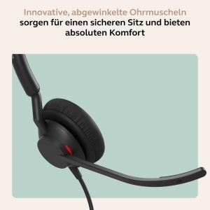 Casti audio Jabra Engage 40 cu microfon, cablu, mono, negru, noise cancelling - Img 6