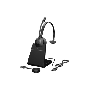 Casti audio Jabra Engage 55 SE Mono, wireless, cu adaptor USB-A, 150 m raza - Img 3