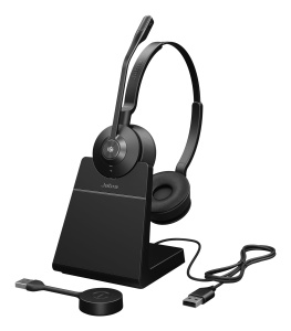 Casti audio Jabra Engage 55 Stereo, wireless DECT, 150 m, USB-A, usor