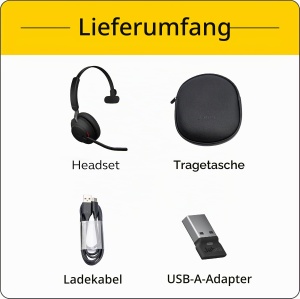 Casti audio Jabra Evolve2 65, wireless, negru, optimizate pentru Microsoft Teams - Img 7