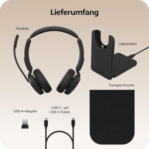 Casti audio Jabra Evolve3 45 cu microfon USB-A, usoare si confortabile - Img 9