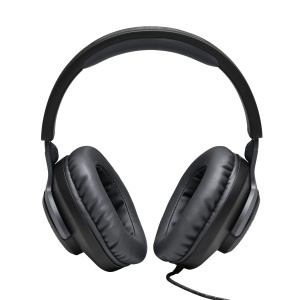 Casti audio JBL Quantum 100, cu fir, microfon detasabil, compatibile multi-platforma, negru - Img 2