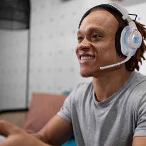 Casti audio JBL Quantum 910P, Over-Ear, 39 ore autonomie, Culoare alba - Img 8