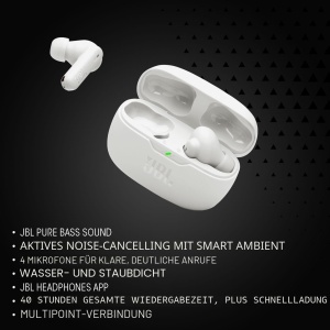 Casti audio JBL Wave Beam 2, Noise-Cancelling, 40 ore autonomie, Negru - Img 6