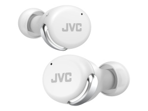Casti audio JVC HA-Z330T-W, Noise Cancelling activ, Bluetooth 5.2, Alb