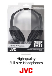 Casti audio JVC HARX330, 40 mm, rotative, negru - Img 7