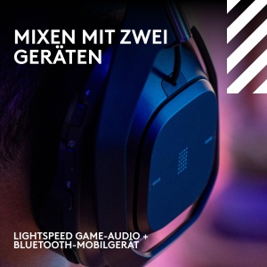 Casti audio Logitech G Astro A50 X LIGHTSPEED, wireless, negru, cu microfon de calitate - Img 8