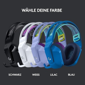 Casti audio Logitech G G733, wireless, LIGHTSYNC RGB, negru - Img 8
