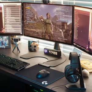 Casti audio Logitech G, Negru, cu microfon detasabil, surround sound - Img 5