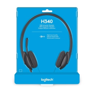 Casti audio Logitech H340 cu microfon, USB, 1.8m, negru - Img 9