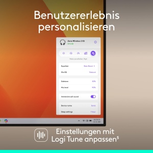 Casti audio Logitech Zone Wireless 2 ES cu ANC, Bluetooth, Grafit - Img 9