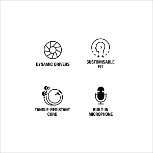 Casti audio Marshall Mode USB-C cu microfon, design in-ear, cablu knotenfrei - Img 6