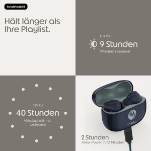 Casti audio Motorola Moto Buds 2 Plus cu sunet Bose, 32 ore autonomie, reducere zgomot - Img 4