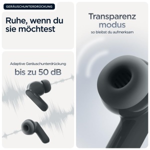 Casti audio Motorola moto buds bass Bluetooth, sunet puternic, design rezistent la apa - Img 3