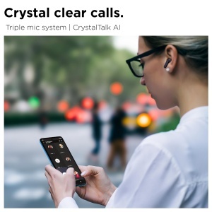 Casti audio Motorola Moto Buds, Bluetooth 5.3, Sunet Hi-Res, Culoare Coral Peach - Img 4