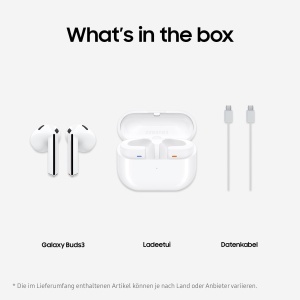 Casti audio Samsung Galaxy Buds3, Bluetooth, Alb, Active Noise Cancelling, 360 Audio - Img 9