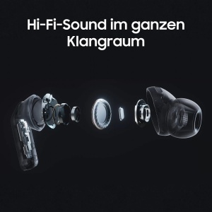 Casti audio Samsung Galaxy Buds4 Pro, Bluetooth, Noise Cancelling, Negru - Img 3