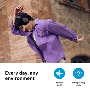 Casti audio Sennheiser ACCENTUM Special Edition, 50 ore autonomie, ANC hibrid, NegruCupru - Img 3