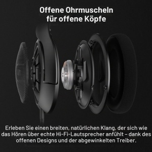 Casti audio Sennheiser HD 560S, Over Ear, Negru - Img 8