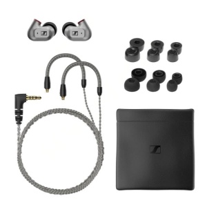 Casti audio Sennheiser IE 200 cu cablu, Hi-Fi, sunet clar, argintii - Img 2