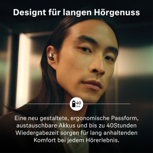 Casti audio Sennheiser Momentum True Wireless 5, 40 ore autonomie, ANC - Img 4
