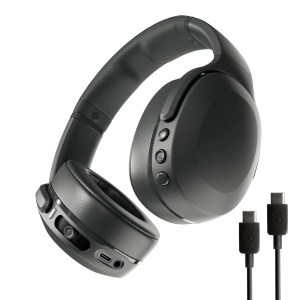 Casti audio Skullcandy Crusher Evo, bluetooth, 40 ore autonomie, negru