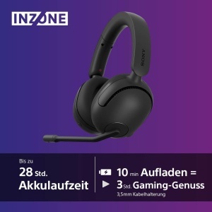 Casti audio Sony INZONE H5, wireless, 28 ore autonomie, negru - Img 5