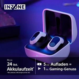 Casti audio Sony INZONE Kabellose Buds, Noise Cancelling, 12h autonomie, Negru - Img 5