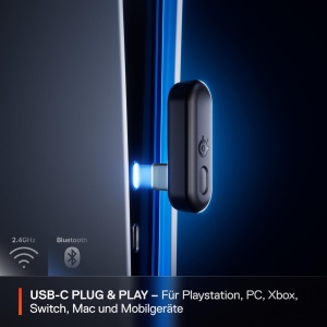Casti audio SteelSeries Arctis Nova 3P Wireless, 40 ore autonomie, Negru - Img 7
