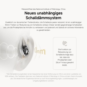 Casti audio Xiaomi OpenWear Stereo, Cosmic Gray, 38.5h autonomie, Hi-Res Audio - Img 8