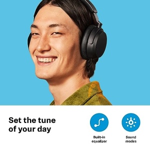 Casti Bluetooth fara fir Sennheiser ACCENTUM - 50 de ore de viata a bateriei, sunet de inalta calitate, tehnologie ANC hibrida pe tot parcursul zilei, negru - Img 8