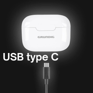 Casti Bluetooth Grundig - Casti intraauriculare 230 mAh - Casti cu 4 ore de redare - Casti wireless pentru apeluri hands-free - incl. carcasa de incarcare Cablu de incarcare USB-C - Img 7