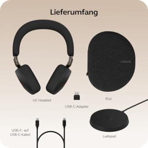 Casti Bluetooth On-Ear Jabra Evolve3 75, ANC, 22h autonomie, Negru - Img 10