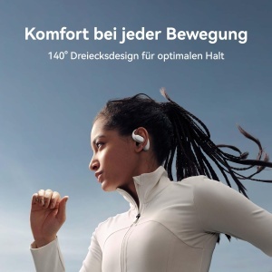 Casti deschise HUAWEI FreeArc, casti Bluetooth cu sunet sterling, suport si confort optimi, IP57 rezistent la apa, 28 de ore de redare, casti sport, iOS si Android si Windows, gri - Img 3