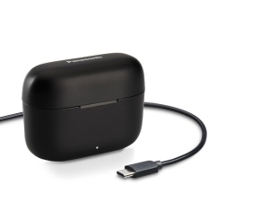 Casti fara fir Panasonic RZ-B110WDE-K, Bluetooth 5.3, cu microfon incorporat, XBS, pana la 26 de ore de viata a bateriei, cu carcasa de incarcare, negru - Img 4