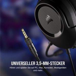 Casti Gaming Corsair HS35 Stereo Carbon Microfon Detasabil Compatibilitate Multiplatforma - Img 3