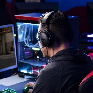 Casti gaming HyperX Cloud Alpha Negru-Rosu Dual Chamber Microfon Detasabil - Img 3