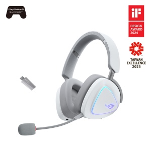 Casti gaming wireless ASUS ROG Delta II White RGB Bluetooth 110h autonomie - Img 8