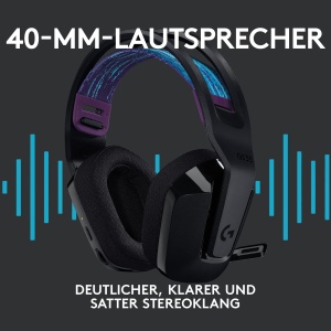 Casti gaming wireless Logitech G535 Lightspeed USB compatibil PCPS5PS4 Negru - Img 9
