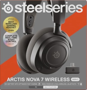 Casti Gaming Wireless SteelSeries Arctis Nova 7 Gen 2 50h autonomie Bluetooth si 24 GHz Compatibilitate Multi-Platforma - Img 17