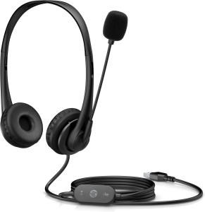 Casti HP Stereo G2 USB-A Anulare Zgomot Negru - Img 3