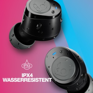 Casti Intraauriculare Wireless Skullcandy Jib True 2 32 de ore de viata a bateriei Micro Compatibile cu dispozitive iPhone Android si Bluetooth - Negr - Img 7