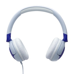 Casti JBL Junior 320 On-Ear pentru copii volum limitat 85 dB microfon integrat albastru - Img 5