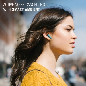 Casti JBL Wave Flex 2 Bluetooth In-Ear 40h Autonomie IP54 Rezistente la Apa si Praf Albastru - Img 4