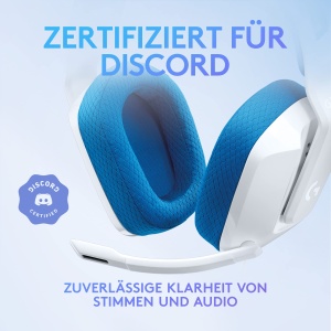 Casti pentru jocuri cu fir Logitech G335, microfon flip-to-mute, mufa audio de 3,5 mm, pernute pentru urechi din spuma cu memorie, usoare, compatibile cu PC, PlayStation, Xbox, Nintendo Switch - alb - Img 9
