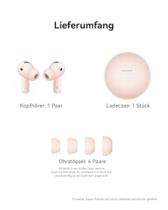 Casti wireless HUAWEI FreeBuds 7i Roz ANC 40 Autonomie 35 ore - Img 10